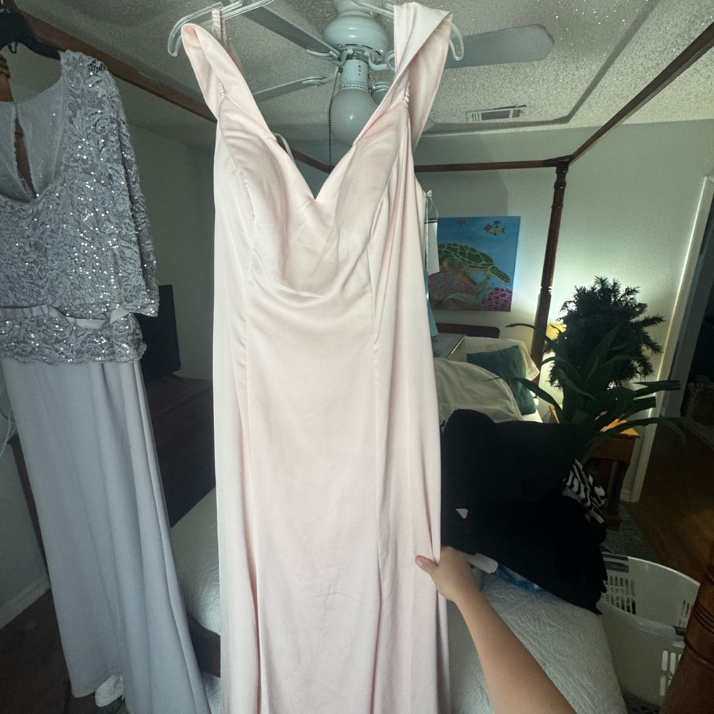 Camilla Strapless Light Pink Dress